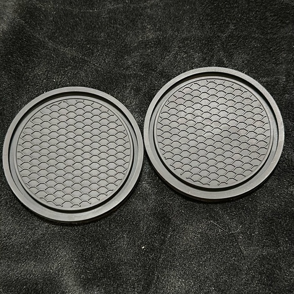 Honestcomb Other - Black Honestcomb Car Coasters